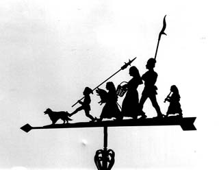 Civil War Family weather vane